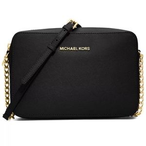 NWT: Michael Kors Leather Jet Set East West Crossbody